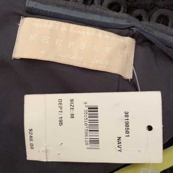 NWT Keepsake Navy Dress - Picture 3 of 4